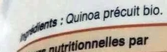 Liste des ingrédients du produit Paul's Quinoa Precuit 200 g