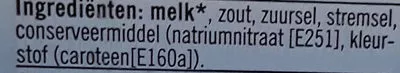 List of product ingredients Plakken belegen 48+ De Zaanse Hoeve 250g