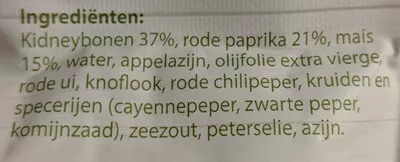 Liste des ingrédients du produit Mexicaanse Saladeverrijker Hak 200 g
