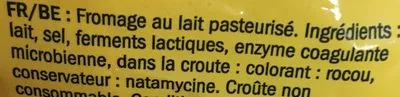 Lista de ingredientes del producto Coeur De Meule, 440g Leerdammer 