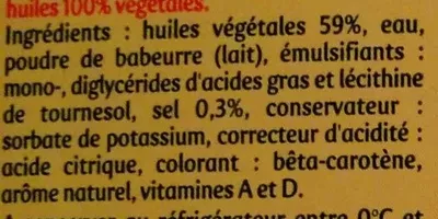 Liste des ingrédients du produit Tartine & Cuisson Doux Planta Fin 1 kg