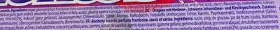 List of product ingredients Mentos Berry Mix Jumbo Rolle 8er Mentos 