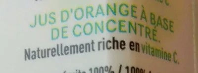 Lista de ingredientes del producto Orange Minute Maid 33 cl