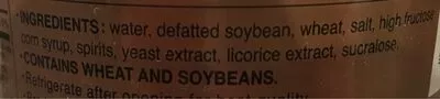 Liste des ingrédients du produit Naturally brewed soy sauce Sempio Foods Company 
