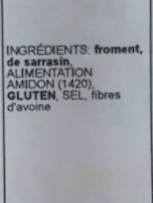 List of product ingredients Old Soba Noodles 400G  400 g