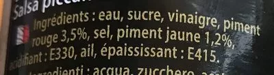 Lista de ingredientes del producto Sauce Pimentee Pour Salade Exotic food 250 ml