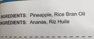 Lista de ingredientes del producto Greenday, Pineapple Chips  