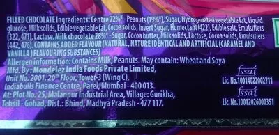 List of product ingredients fuse cadbury 