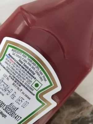 Lista de ingredientes del producto Heinz "Tomato Ketchup" 900GM Heinz 900 gms