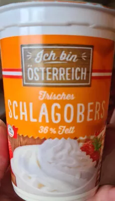 Liste des ingrédients du produit Frisches Schlagobers Ich bin Österreich 250ml