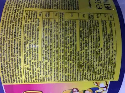 Liste des ingrédients du produit Popcorn Snackline 250 g