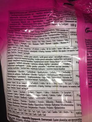 List of product ingredients Marshmallows Twist 100g Beutel Sweets & Candy Woogie 100g