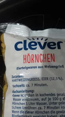 Lista de ingredientes del producto Hörnchen clever 1000g