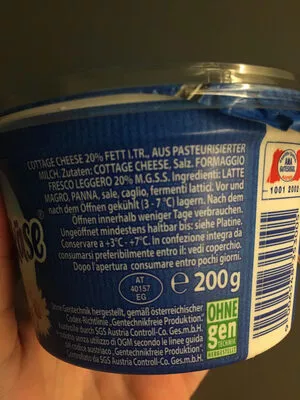 Lista de ingredientes del producto Landfrischkäse Natur Schärdinger 200g