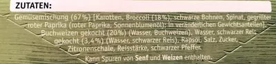 List of product ingredients Ideenküche mit Broccoli Buchweizen Iglo 350 g