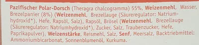 List of product ingredients Bäckerart Brezel-Panier Saftige Fischfilets & herzhafte Brezel iglo 
