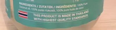 Lista de ingredientes del producto Pure Coconut Oil Women's Best 