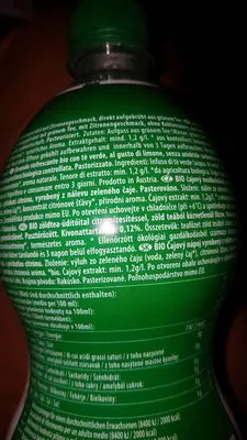 Liste des ingrédients du produit Bio Pure Tea Green Tea Lemon 1L Pet-bottle Pfanner Pfanner 