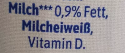 Lista de ingredientes del producto Fastenmilch NÖM 1 l