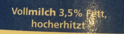 Lista de ingredientes del producto Vollmilch länger frisch Ländle Milch 1 l