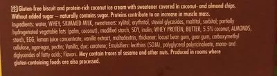 List of product ingredients Frozen power  