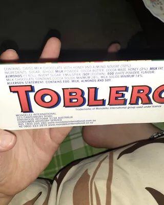 List of product ingredients Toblerone Milk Chocolate 360G  