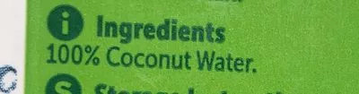 Lista de ingredientes del producto Coconut water Woolworths 