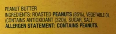 Liste des ingrédients du produit Peanut Butter Kraft 780 g e