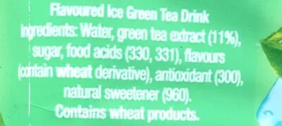 Liste des ingrédients du produit Lipton Original Ice Green Tea Lipton 
