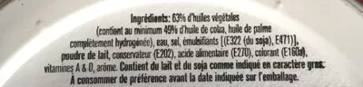 List of product ingredients Meadow Lea Salt Reduced Cholesterol Free meadow lea 500