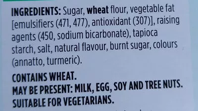 Liste des ingrédients du produit Devine Banana Cake Green's 430g