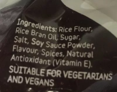 Liste des ingrédients du produit Peckish  