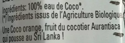 Liste des ingrédients du produit King Coconut Water Coconut Collective 330 ml