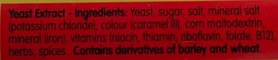List of product ingredients Marmite Sanitarium 250 g