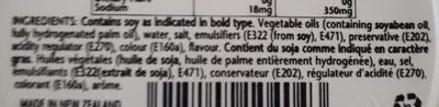 Lista de ingredientes del producto Pâte à Tartiner Beurre Abels 500 g