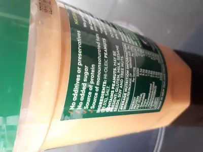 Lista de ingredientes del producto Peanut butter Mother Earth 