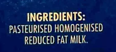 List of product ingredients Lite Dairy Milk Green Valley 2 L