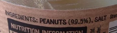 List of product ingredients Peanut butter crunchy  