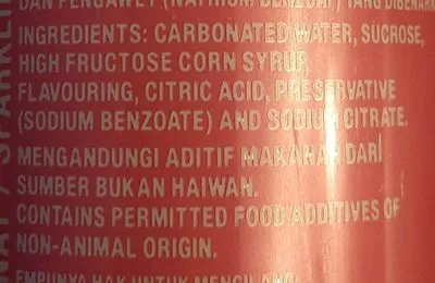List of product ingredients Fanta lychee Fanta 330 ml