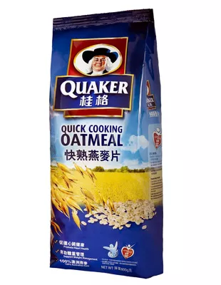 Lista de ingredientes del producto Quaker Quick Cooking Oatmeal Quaker 800 g