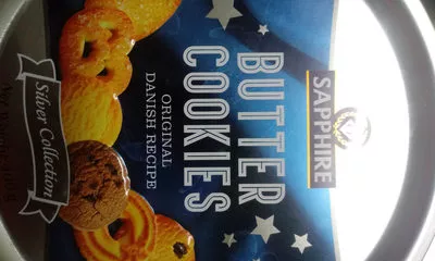 Lista de ingredientes del producto Butter Cookies Sapphire 400 g