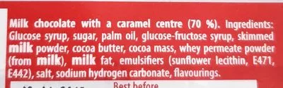 Liste des ingrédients du produit Cadbury chomp chocolate bar Cadbury 23.5 g