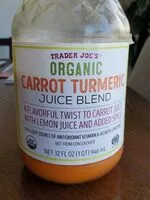 Organic carrot turmeric juice blend , Ean 00588232