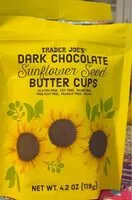 Dark chocolate sunflower seed butter cups , Ean 00682282