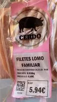 Filete de lomo Familiar Cerdo , Ean 2303395005949