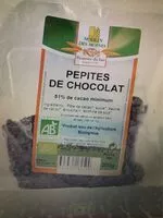 Pepites Chocolat Noir 60% , Ean 3347431162509