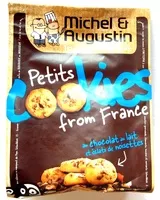 Petits Cookies from France au Chocolat au Lait et Éclats de Noisettes , Ean 3760122961586, Cookies au chocolat au lait