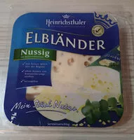 Elbländer Nussig mit Bockshornkleesamen , Ean 4400087085376, en:sliced-cheeses