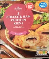 Cheese & ham chicken kievs , Ean 5010525050300