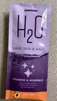 H2O • Hair Skin & Nails • peach flavor , Ean 5600961119985